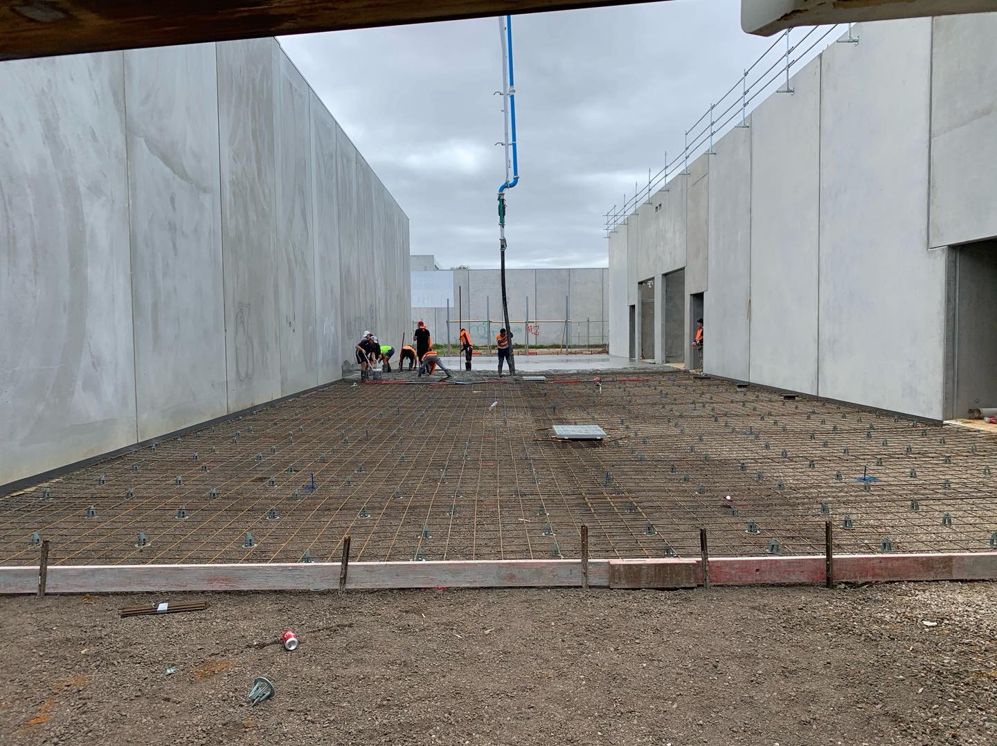 Concrete surface finishing work by Select Civil Group in the Geelong region